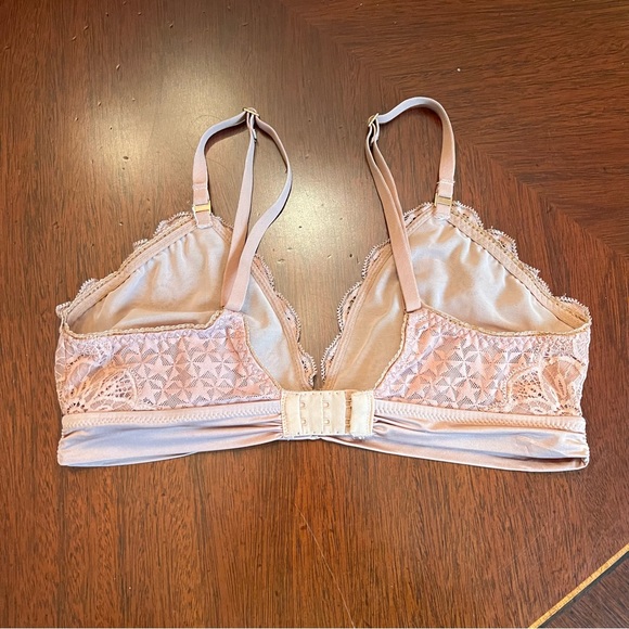 Aerie Bralette Bra Medium Tan Cream - Picture 2 of 3